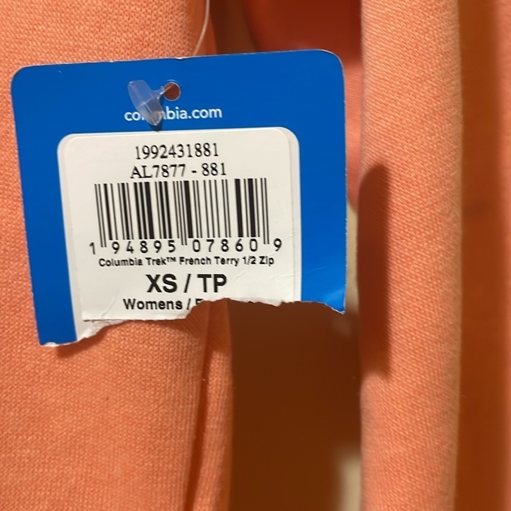 Womens New Columbia Peach Terry Sweater - Picture 4 of 8